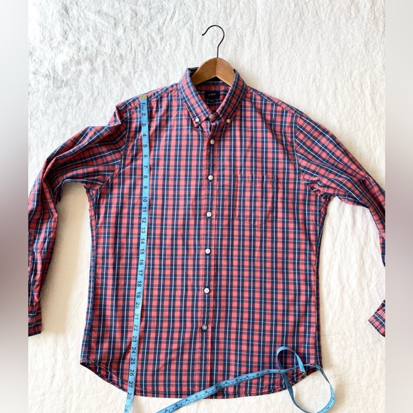 J Crew Plaid Button Down Front Long Sleeve Dress Shirt - Picture 3 of 13